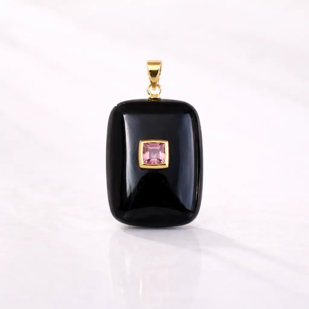 Gold‑Plated Crystal Chakra Pendant — Natural Stone Energy Jewelry - Image 4