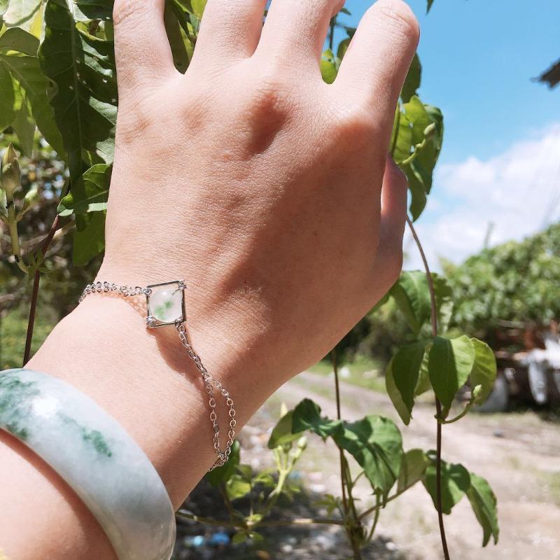 Handmade Cube Jade Bracelet - Image 6