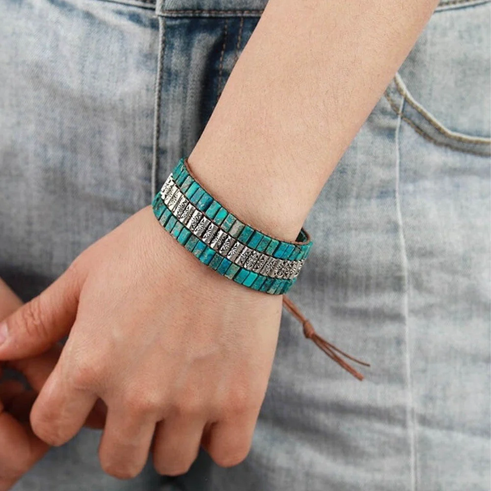 Handmade Dreamer Stone Bracelet - Image 2