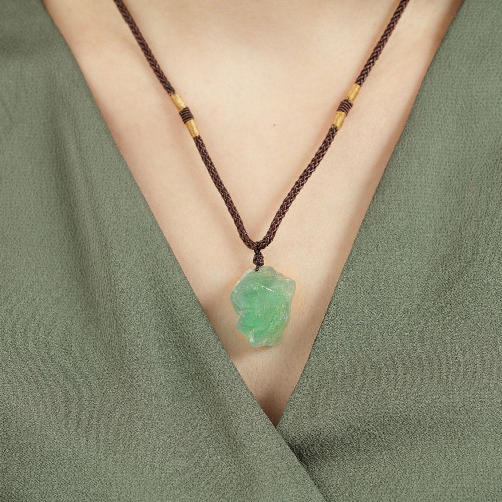 Summer Daze Raw Fluorite Necklace - Image 3