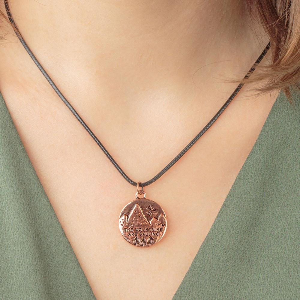 Handmade "The Mountains Are Calling" Necklace - Image 3