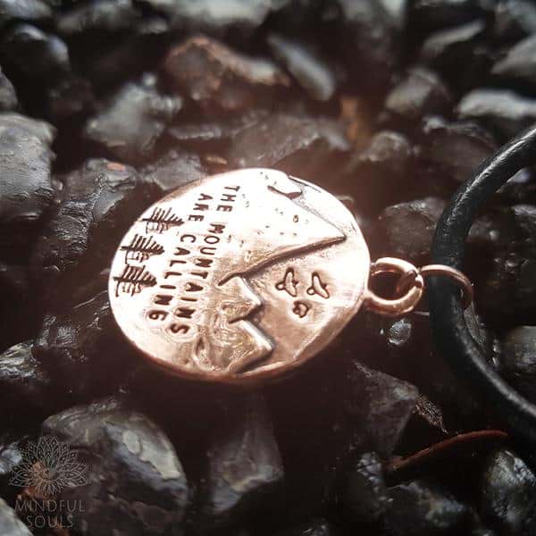 Handmade "The Mountains Are Calling" Necklace - Image 6