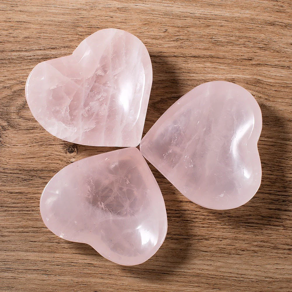 Heart Shaped Rose Quartz Crystal Bowl - Image 4