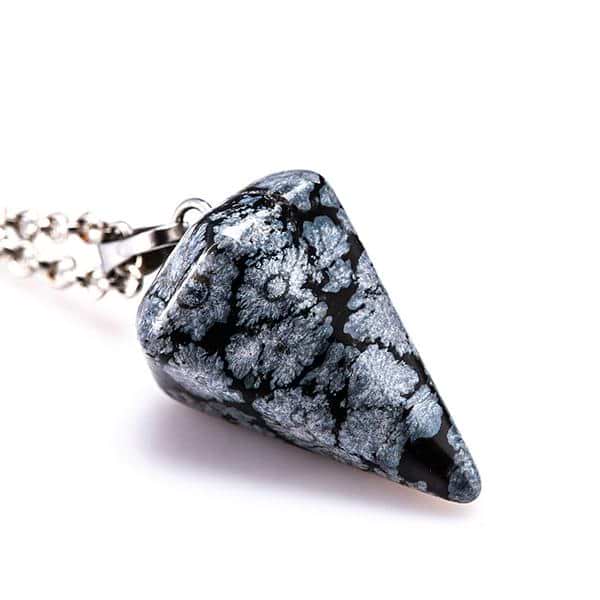 Hexagon Crystal Pendulum Necklace - Image 6