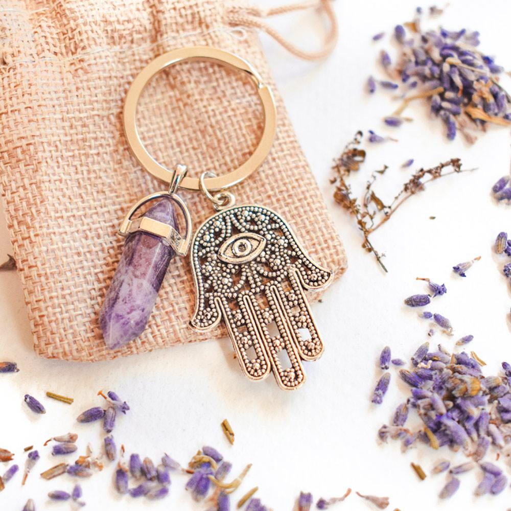 Inspiring Hamsa Hand Keychain - Image 5