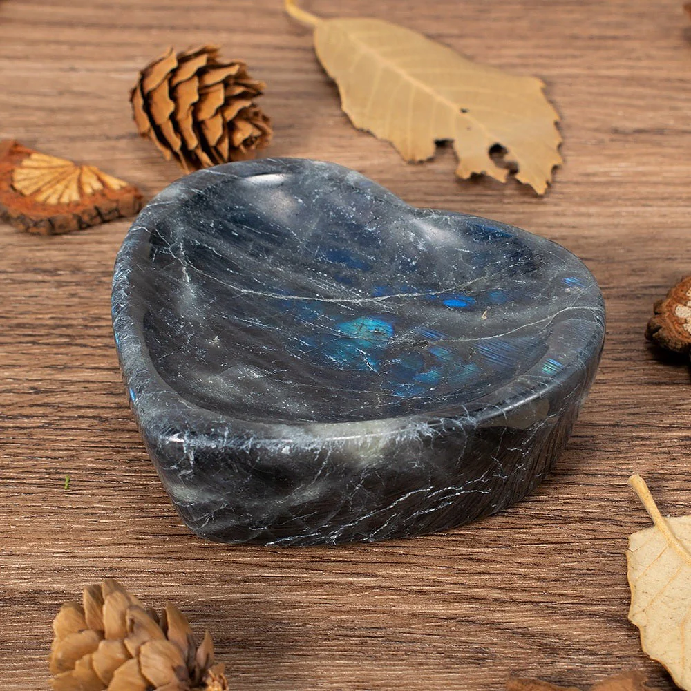 Labradorite Heart Crystal Bowl - Image 3