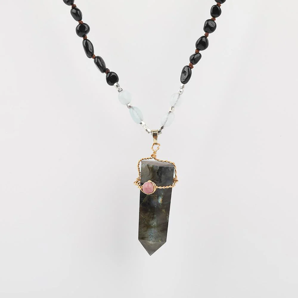 Labradorite Point Necklace - Image 4