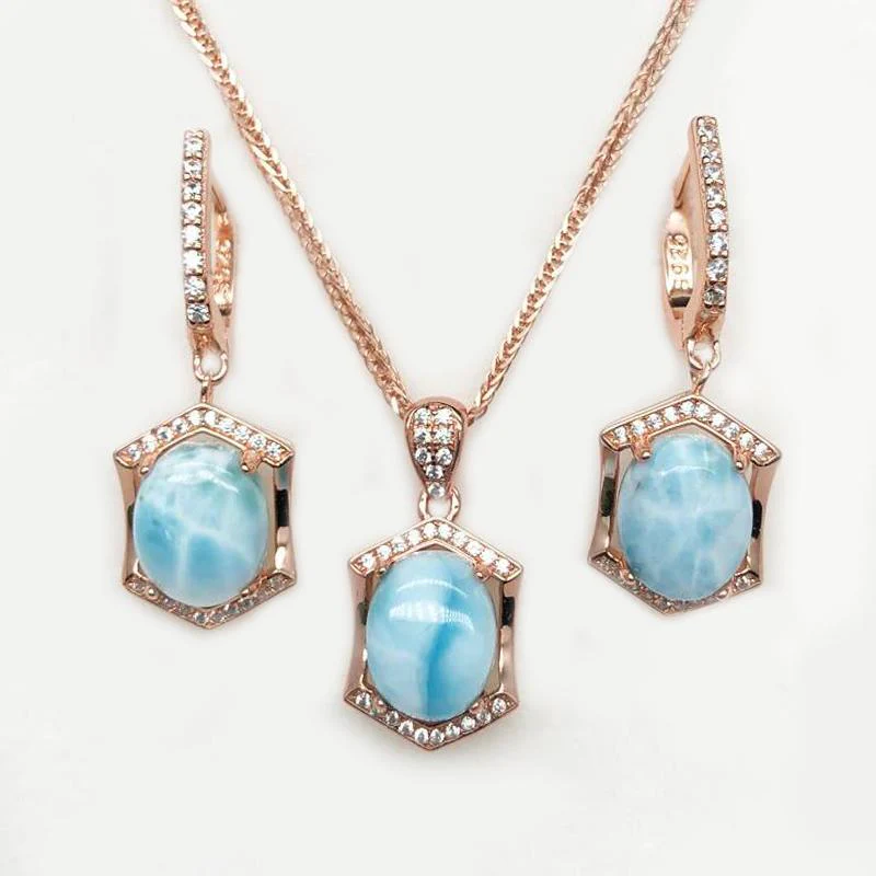 Larimar Deity Set - Image 4