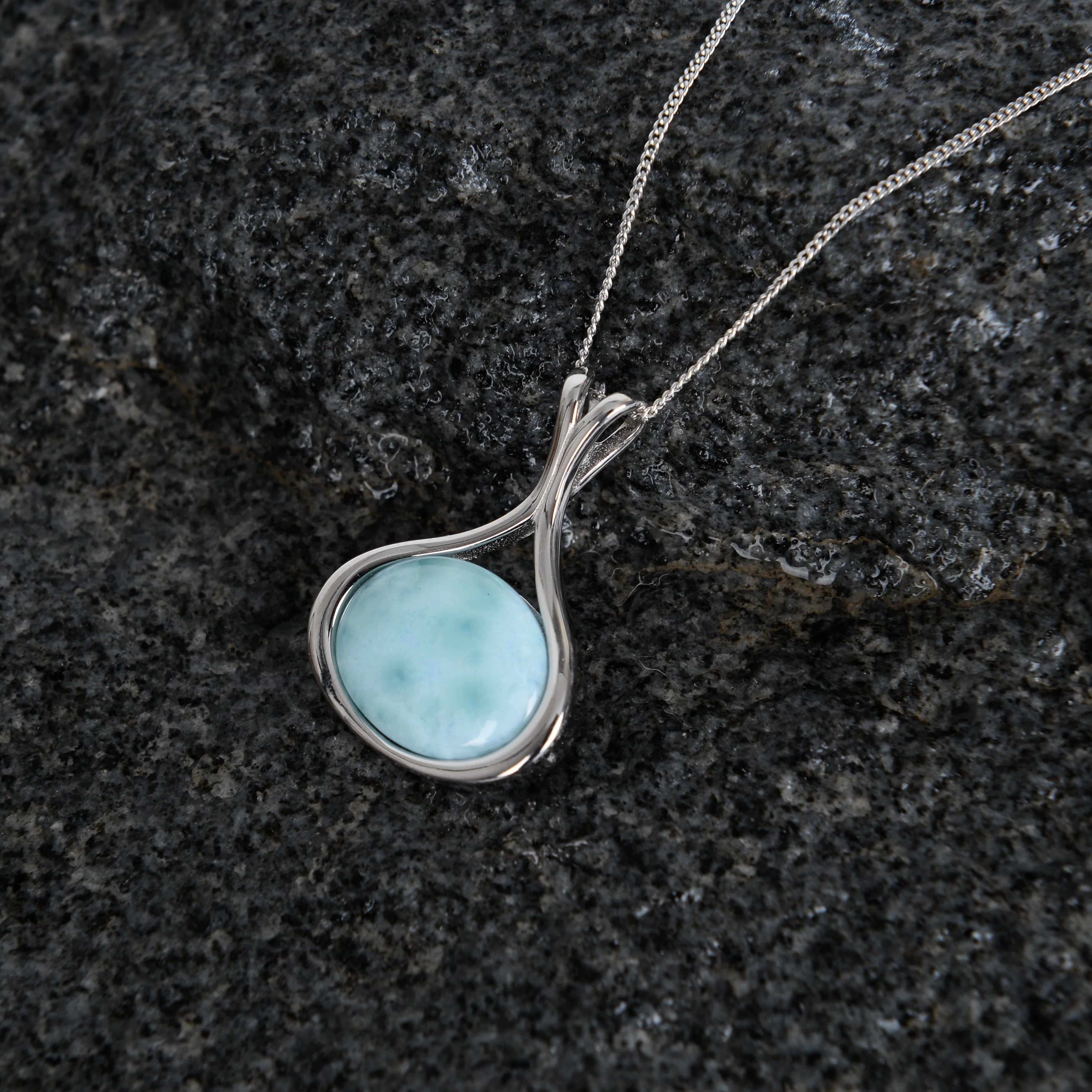 Larimar Mermaid Necklace - Image 6