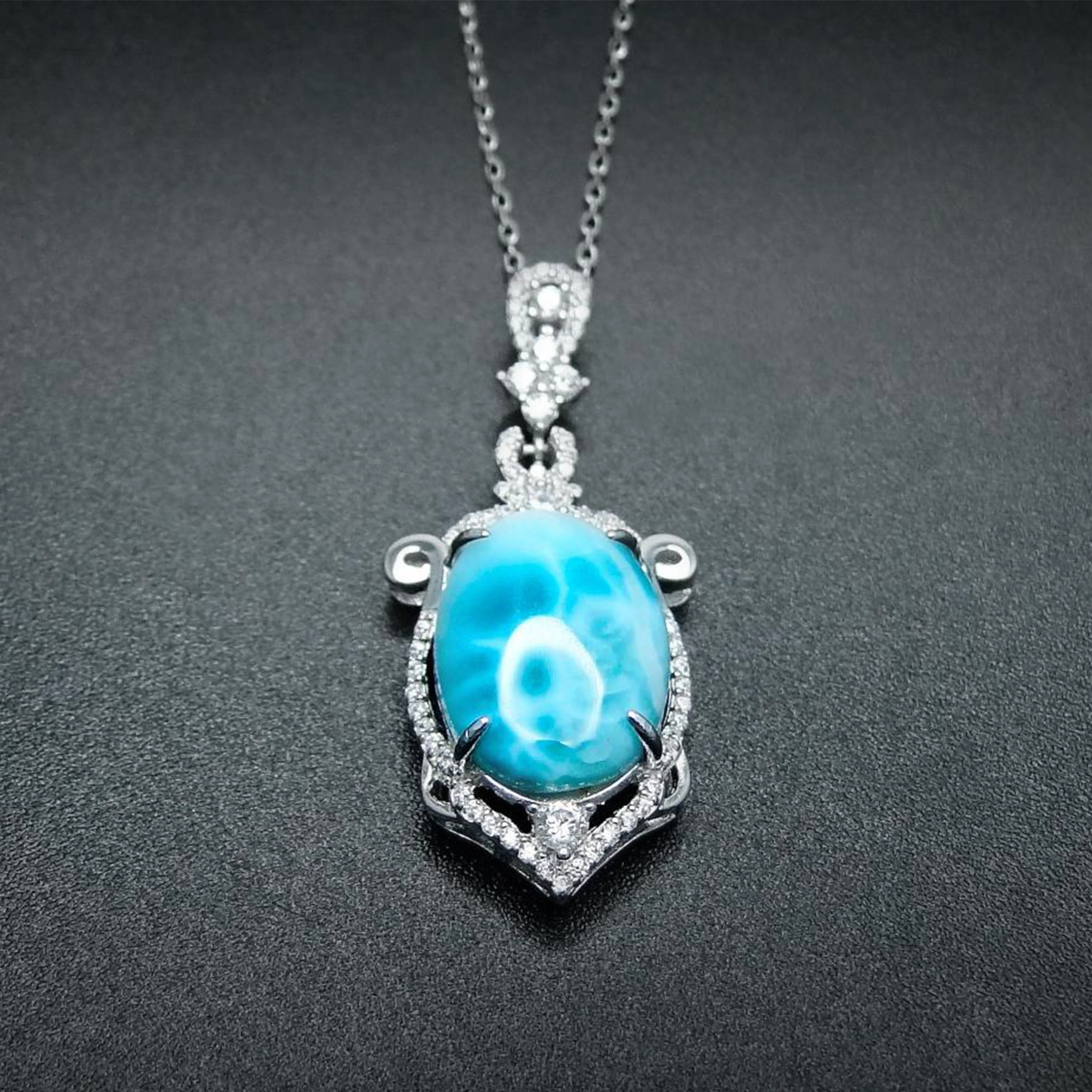Larimar Mythos Necklace - Image 3