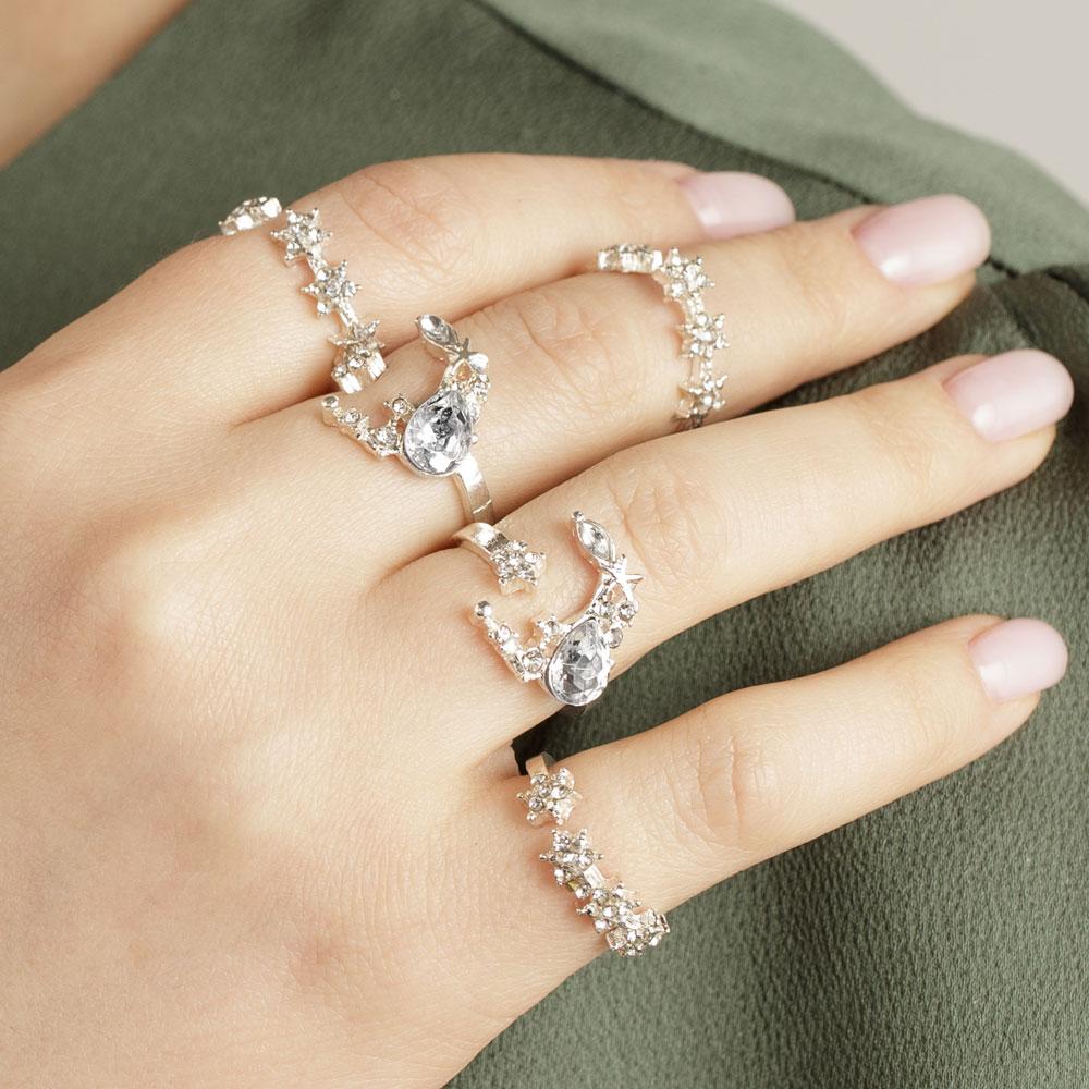 Lunar & Stars Bliss Ring Set - Image 2