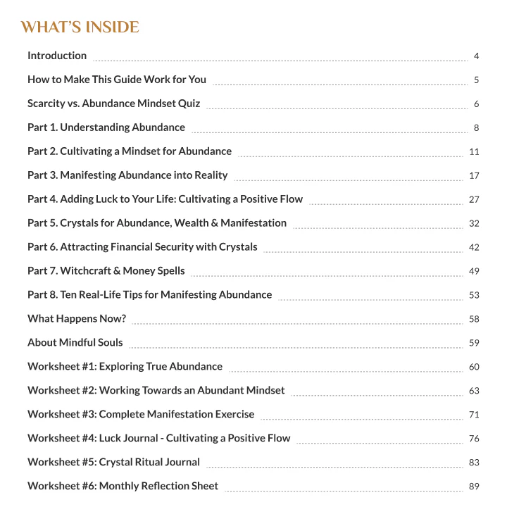 Manifesting Abundance: A Hands-On Printable Guide for Prosperity and Financial Freedom - Image 2