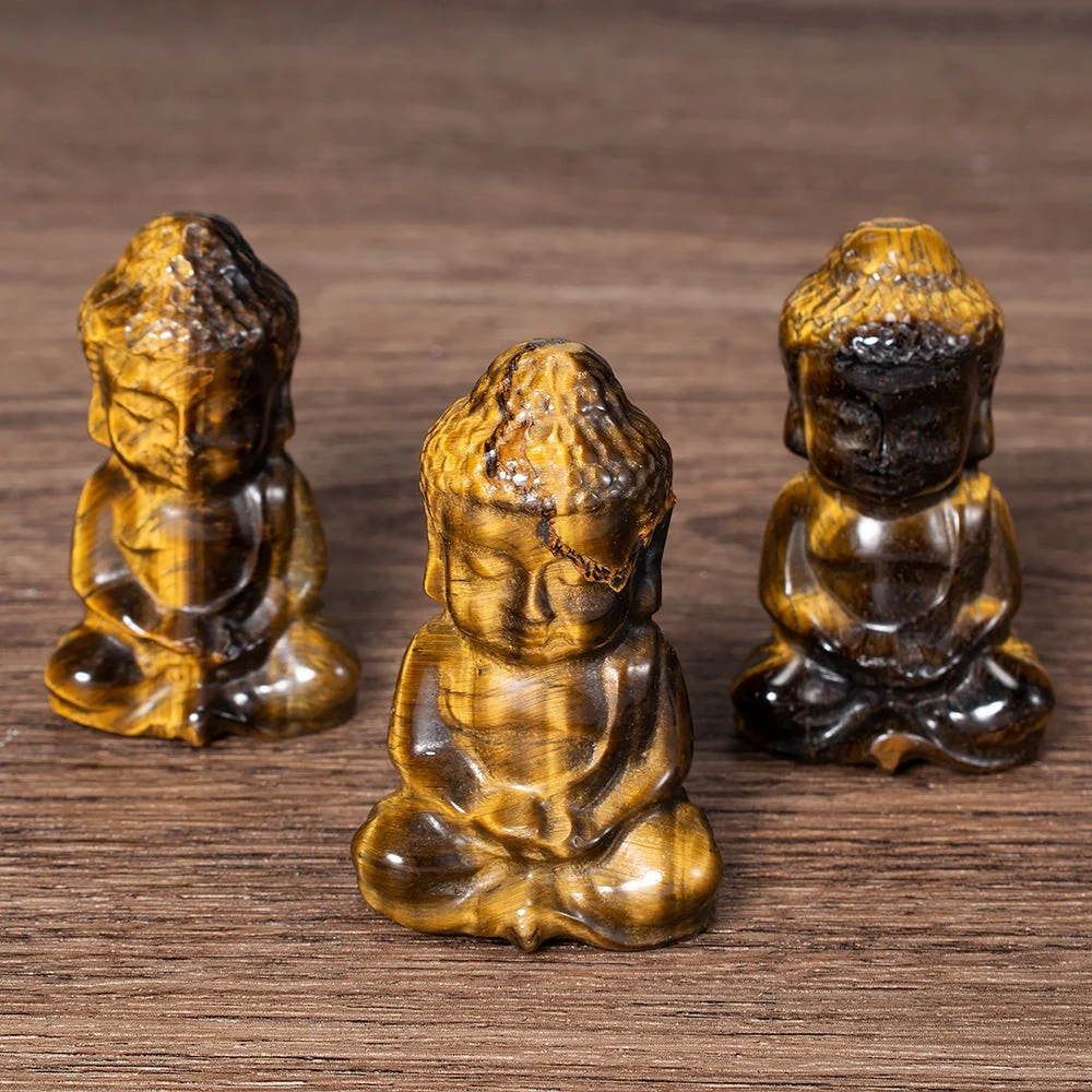 Meditating Buddha Crystal Figurine - Image 12