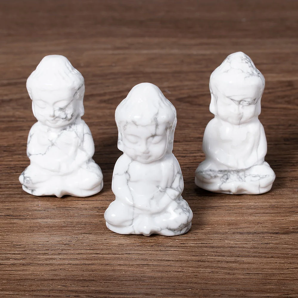 Meditating Buddha Crystal Figurine - Image 5