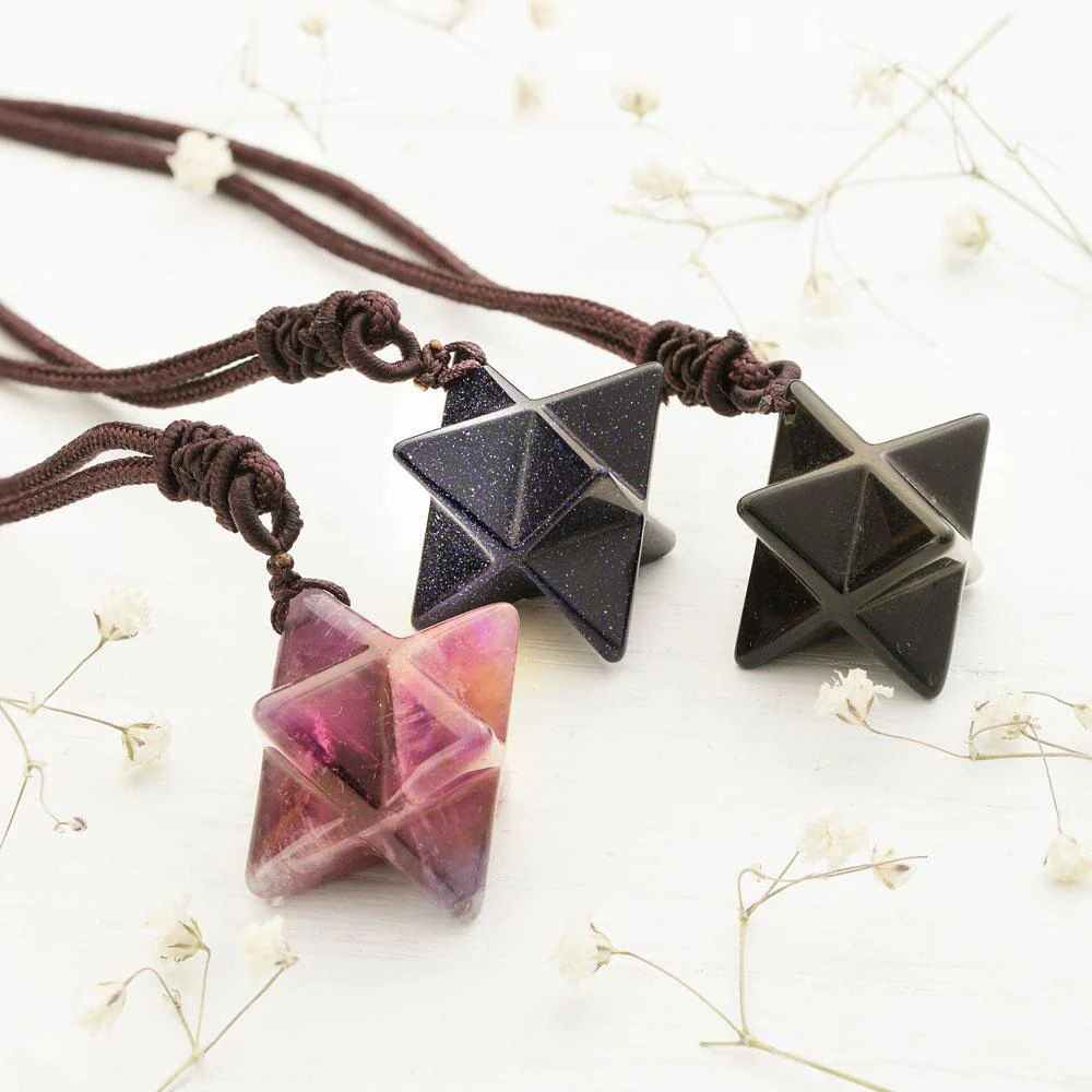 Merkaba Crystal Necklace