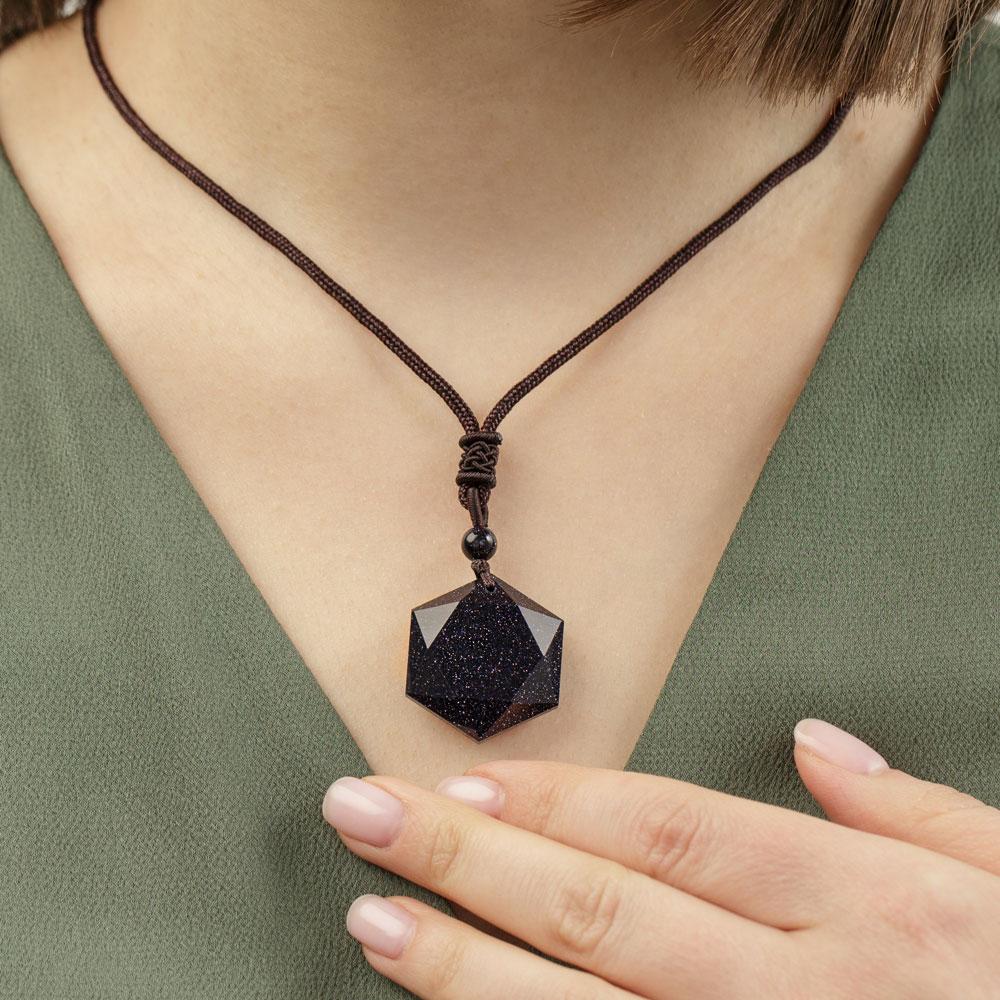 Merkaba Sandstone Necklace - Image 2