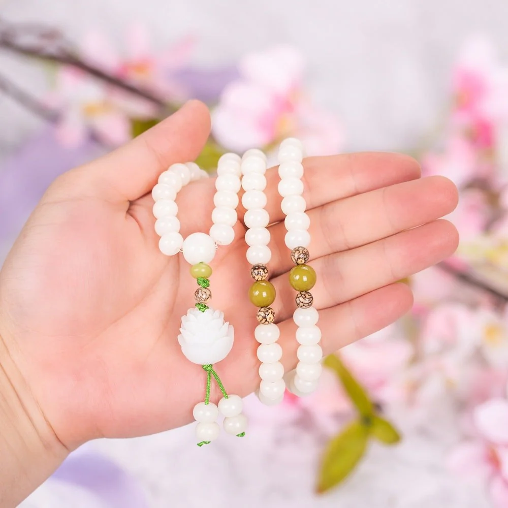 Milky Lotus Flower Bracelet - Image 2