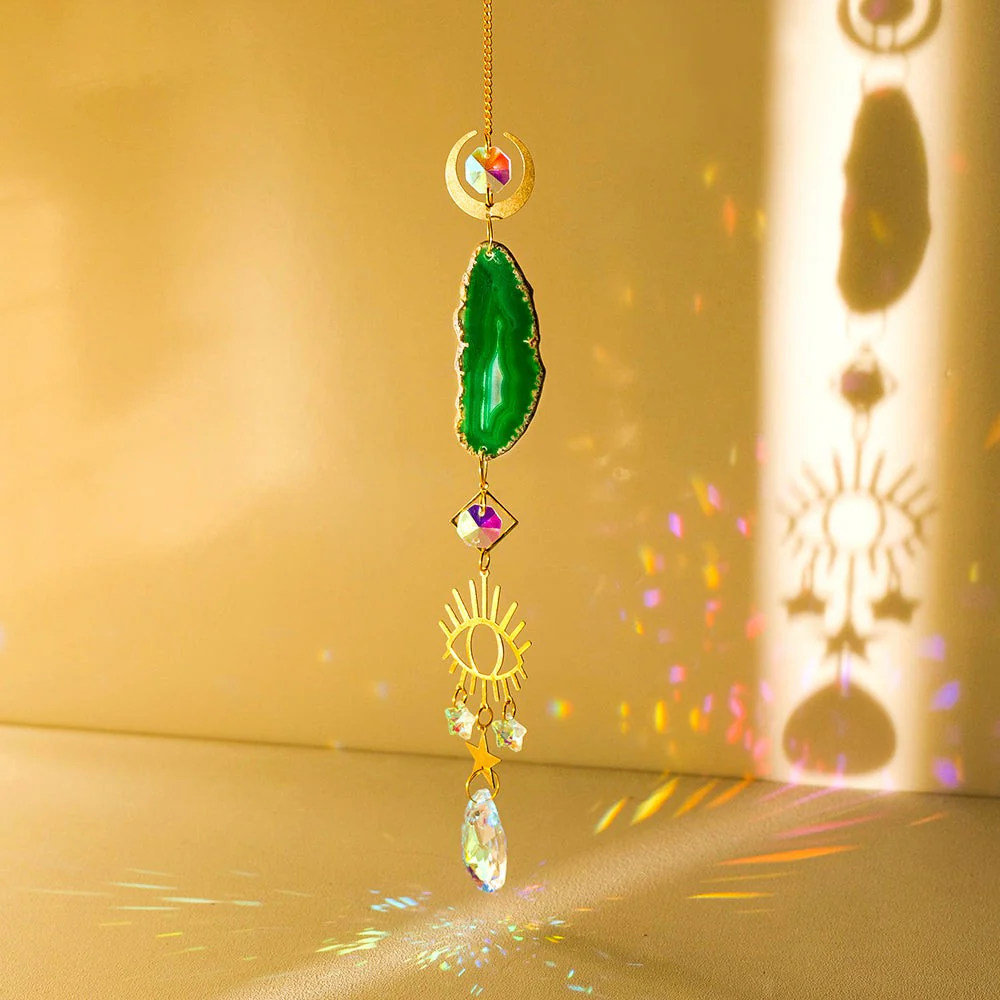 Minimalistic Agate Stone Sun Catcher - Image 5