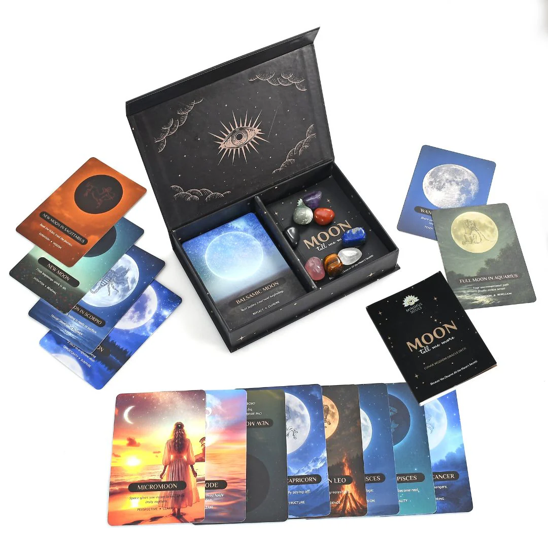 Moon Oracle Deck +FREE Goddess Protection Necklace - Image 4