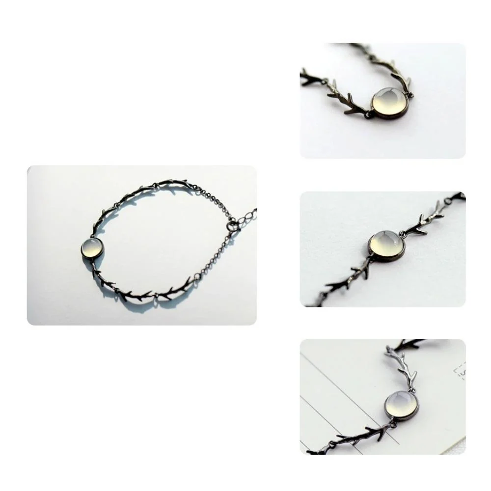 Moonstone Magical Forest Crystal Bracelet - Image 5