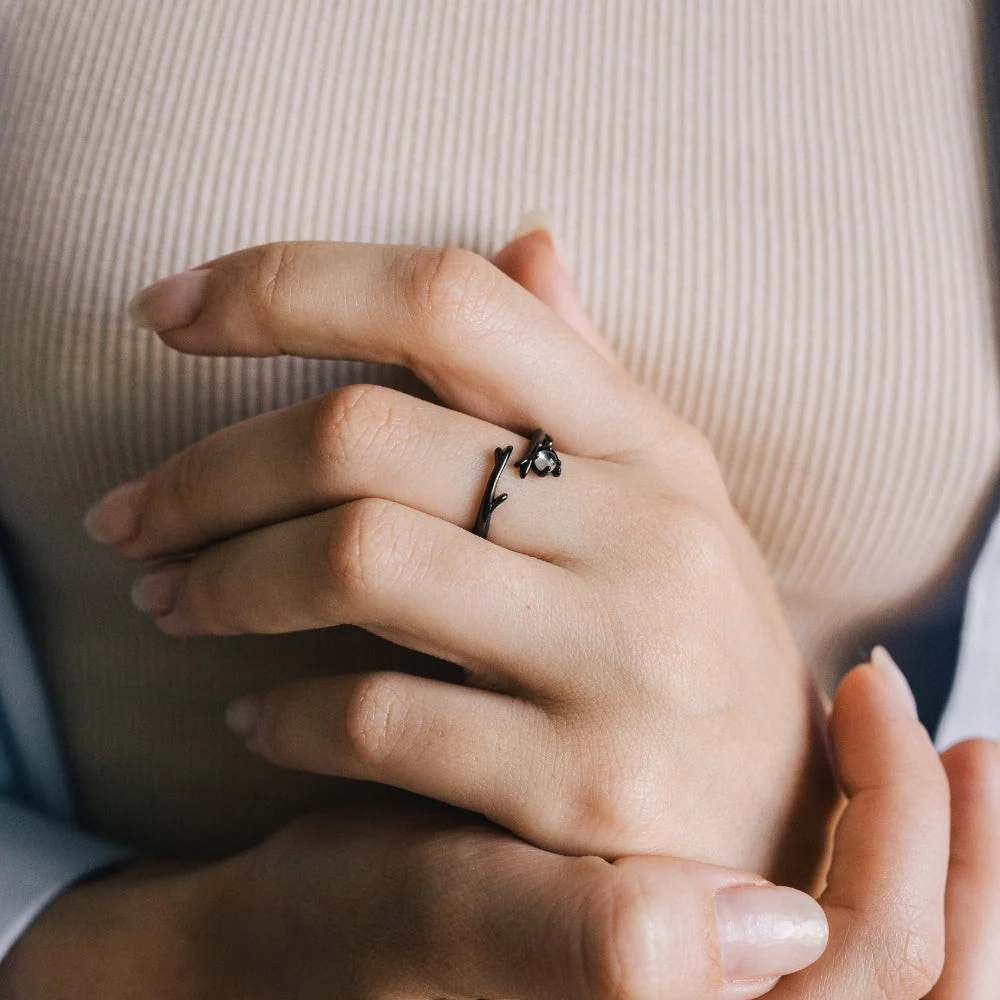 Moonstone Magical Forest Crystal Ring - Image 3