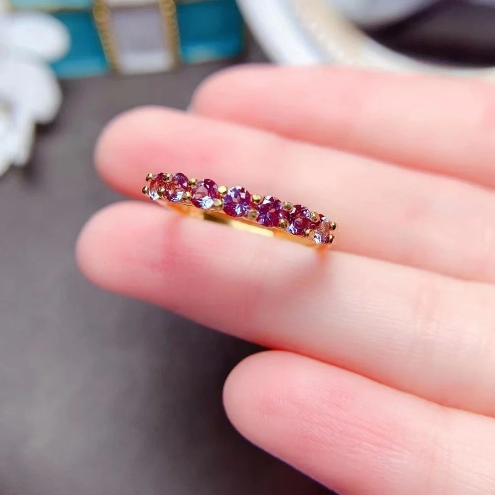 Natural Alexandrite Crystal Ring - Image 2