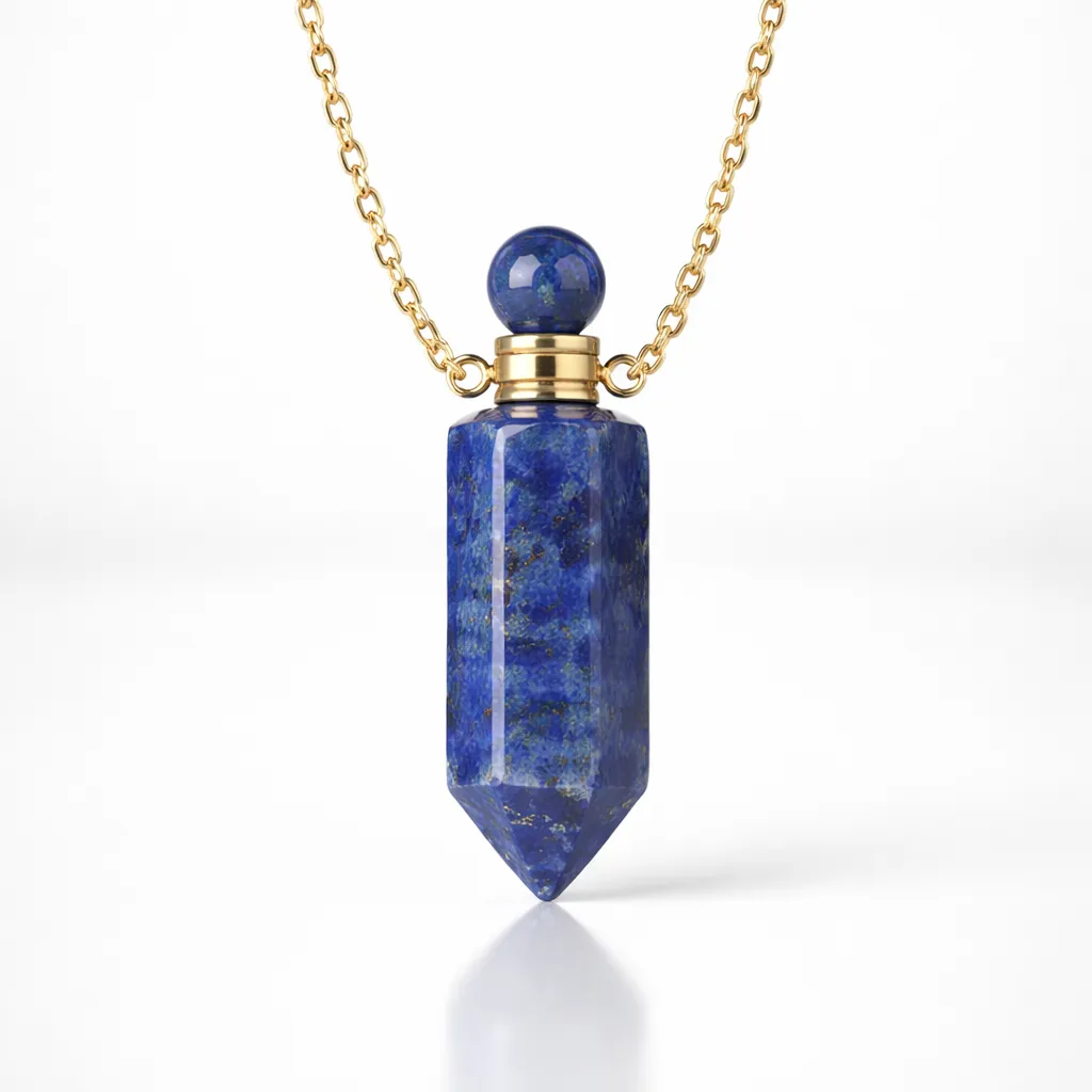 Natural Carved Stone Perfume Bottles — Infuse Your Scent with Healing Energy - Image 7