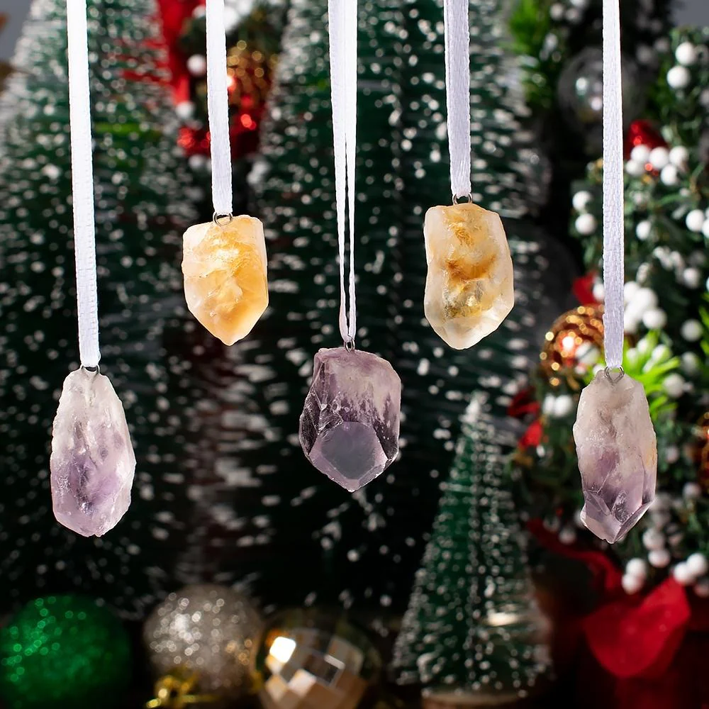 Natural Crystal Hanging Christmas Decor - Image 2