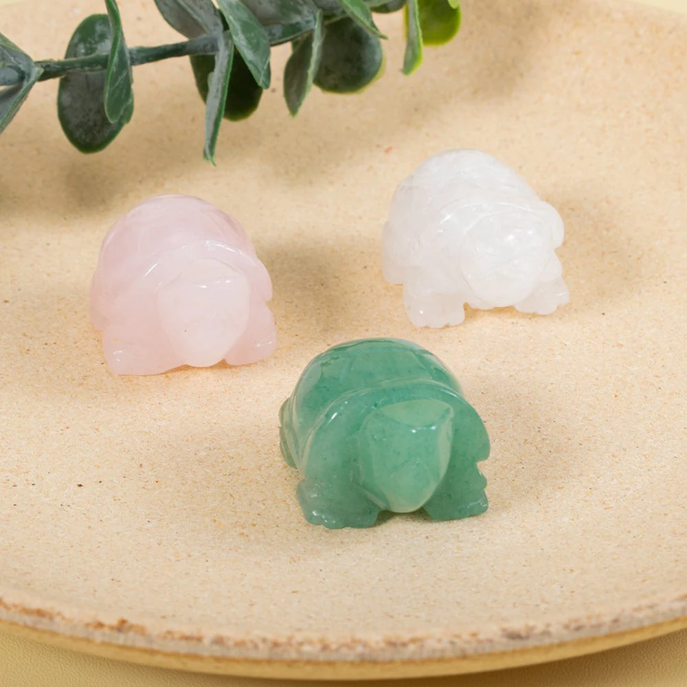 Natural Crystal Turtle Figurine - Image 5
