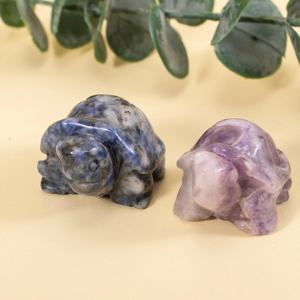 Natural Crystal Turtle Figurine - Image 7