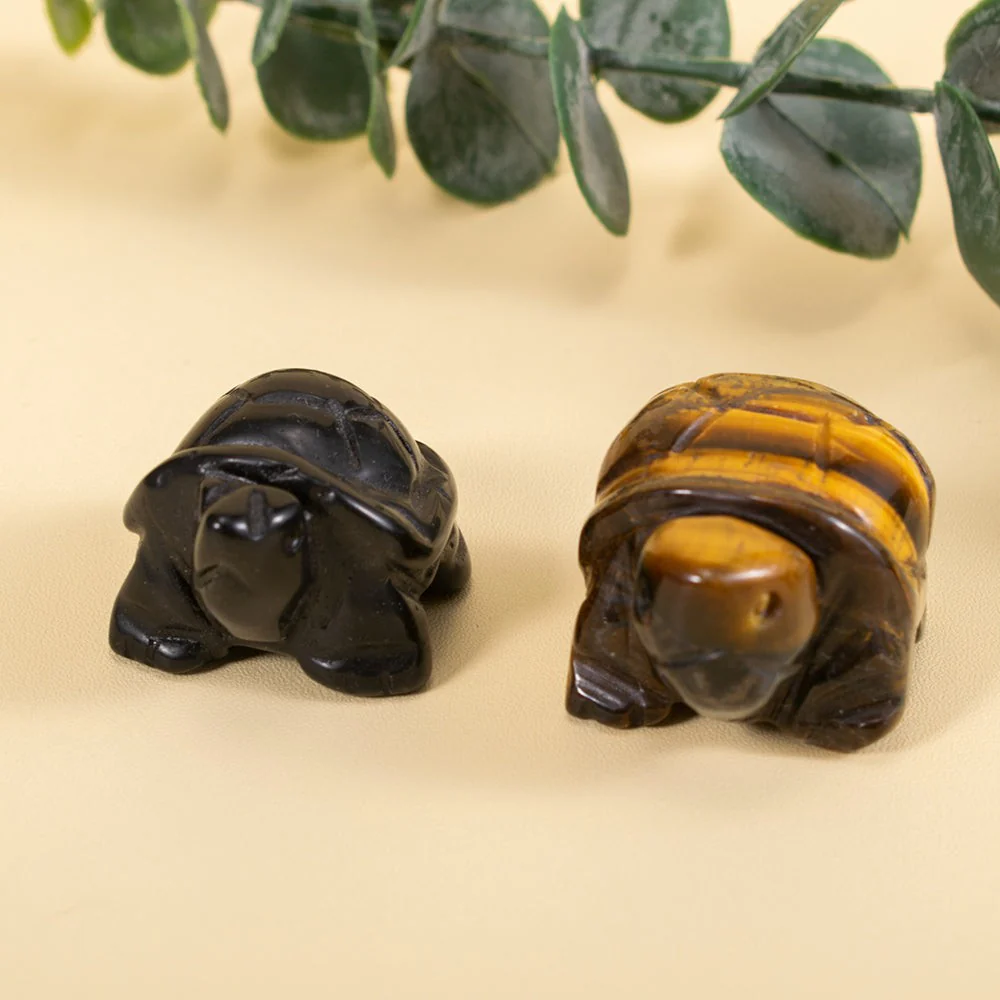 Natural Crystal Turtle Figurine - Image 8