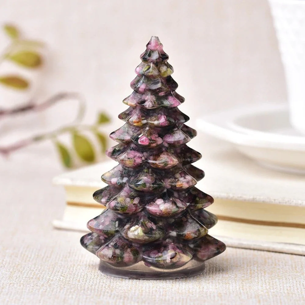 Natural Gemstone Christmas Tree - Image 5