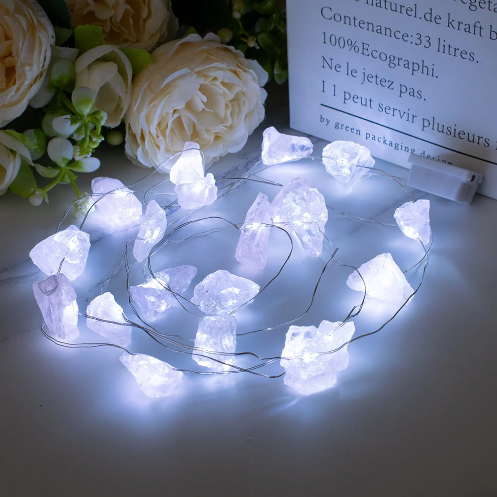 Natural Gemstone Festive String Light Decoration - Image 10