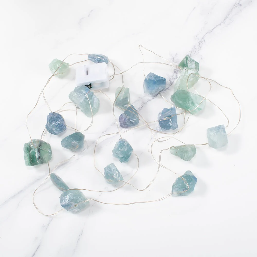 Natural Gemstone Festive String Light Decoration - Image 5