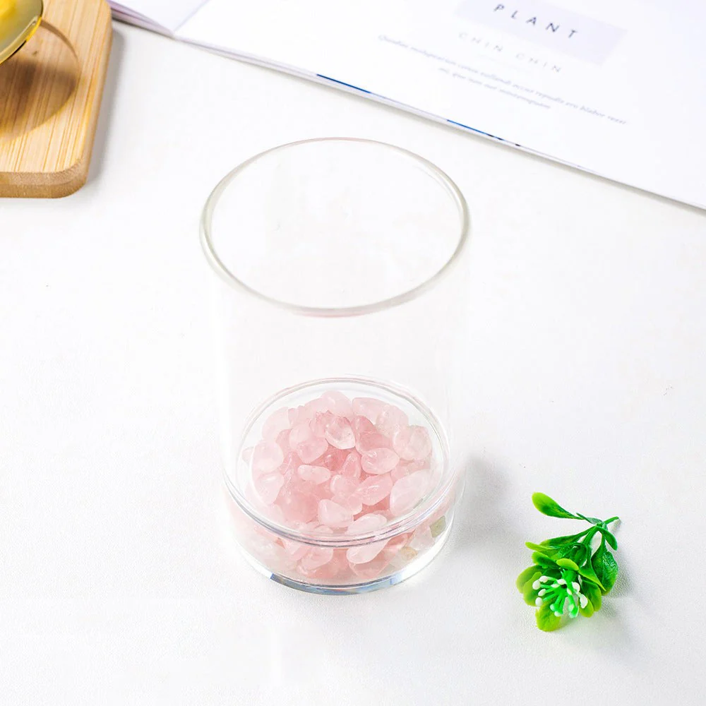 Natural Gemstone Glass Water Cup - Image 5