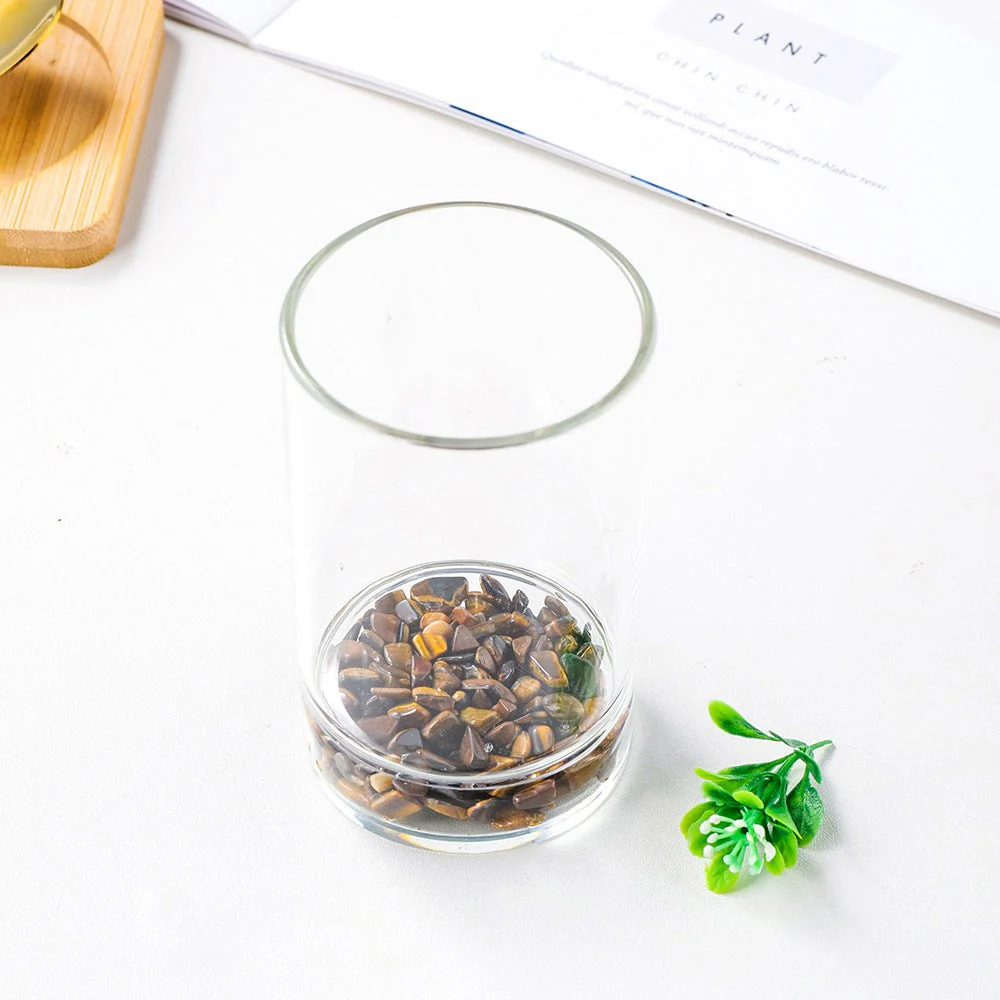 Natural Gemstone Glass Water Cup - Image 6
