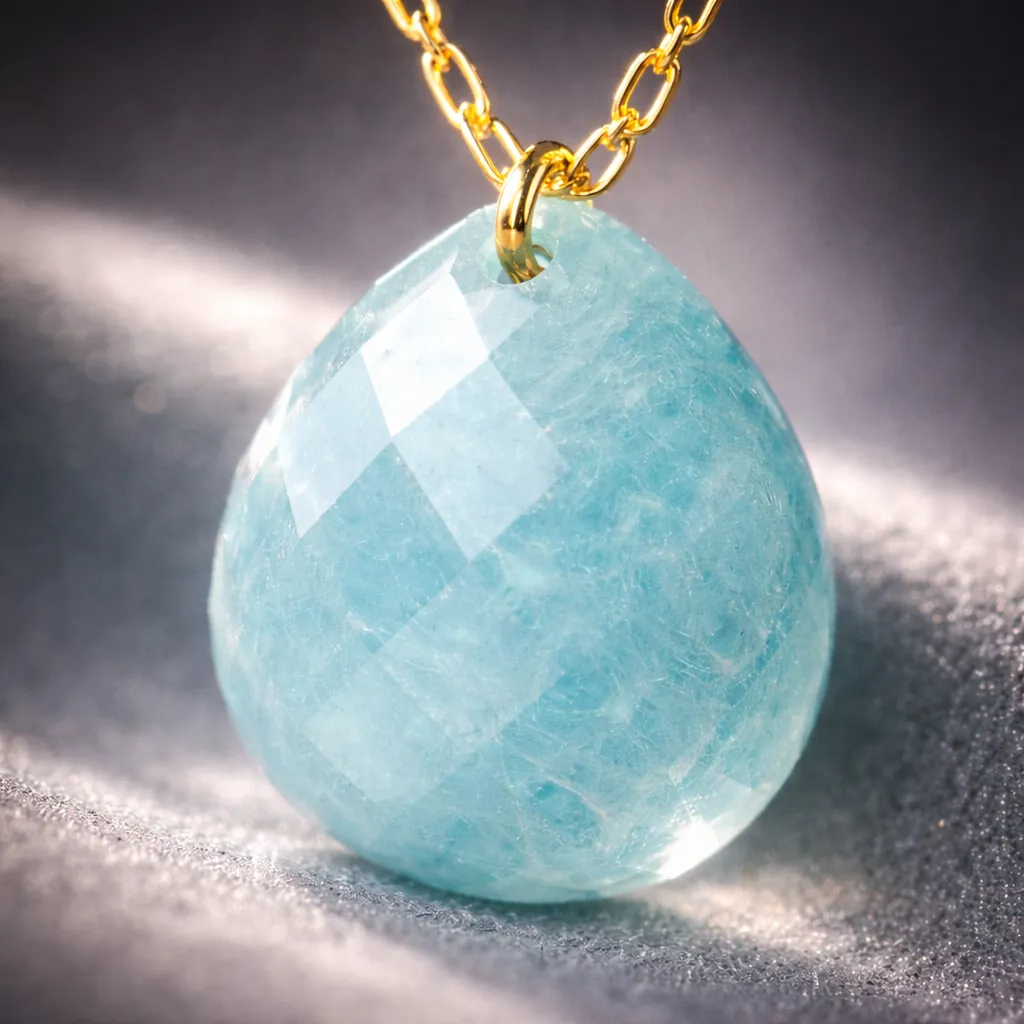 Natural Stone Water Drop Pendant — Embrace Serenity and Strength - Image 11