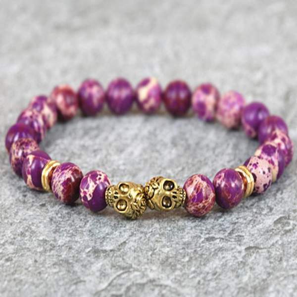 Ocean Jasper Skull Bracelets - Image 6