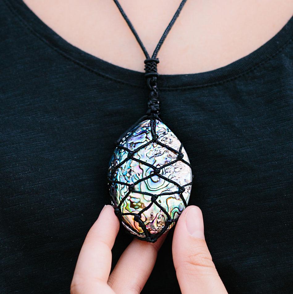 Ocean Spirit Abalone Shell Necklace - Image 3