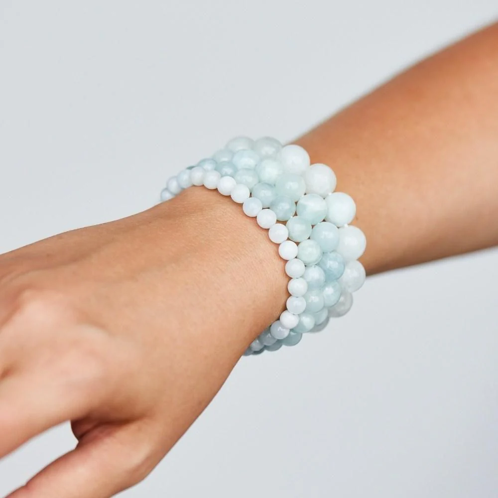 Oceanic Aquamarine Bracelet - Image 4