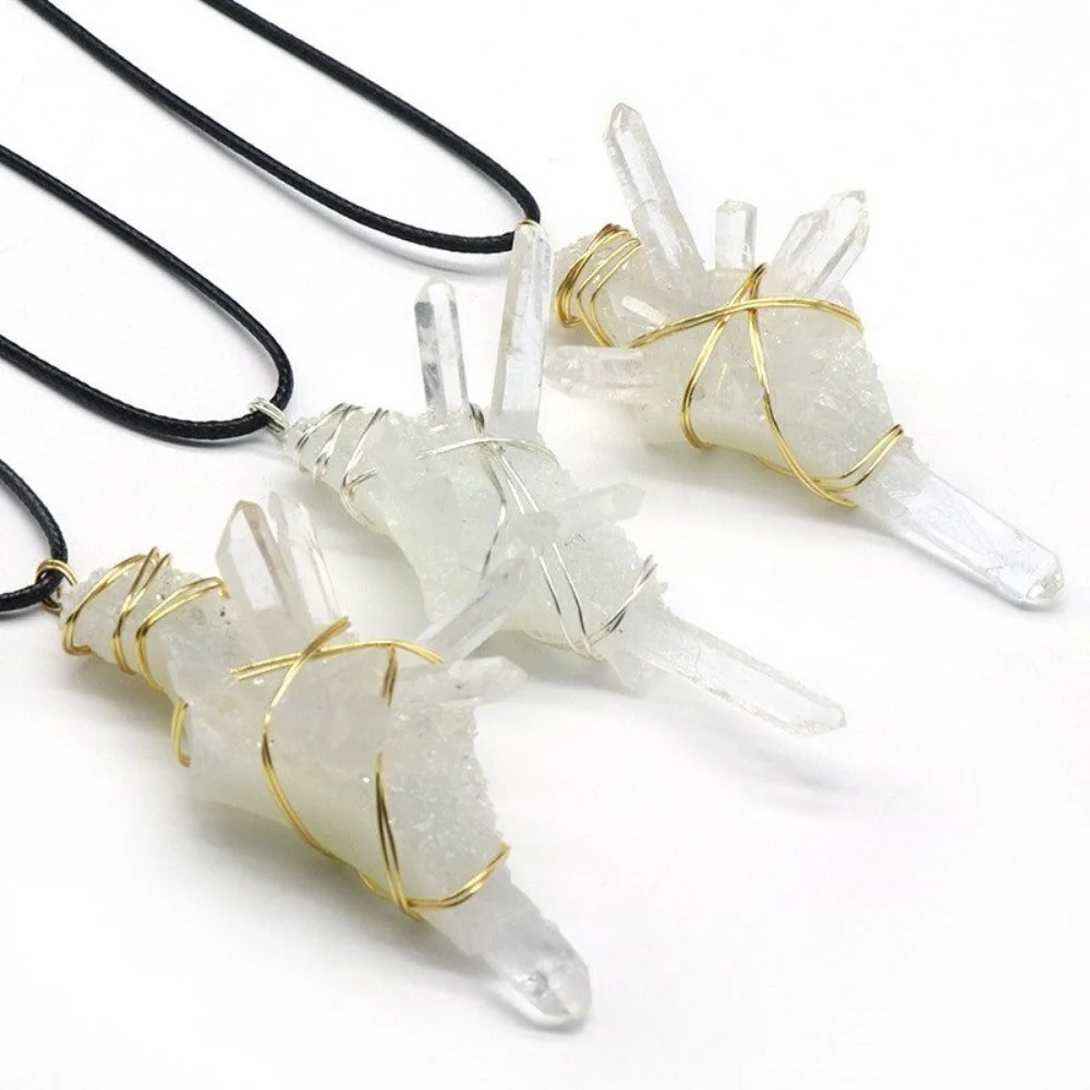 Pillar Clear Quartz Necklace - Image 4