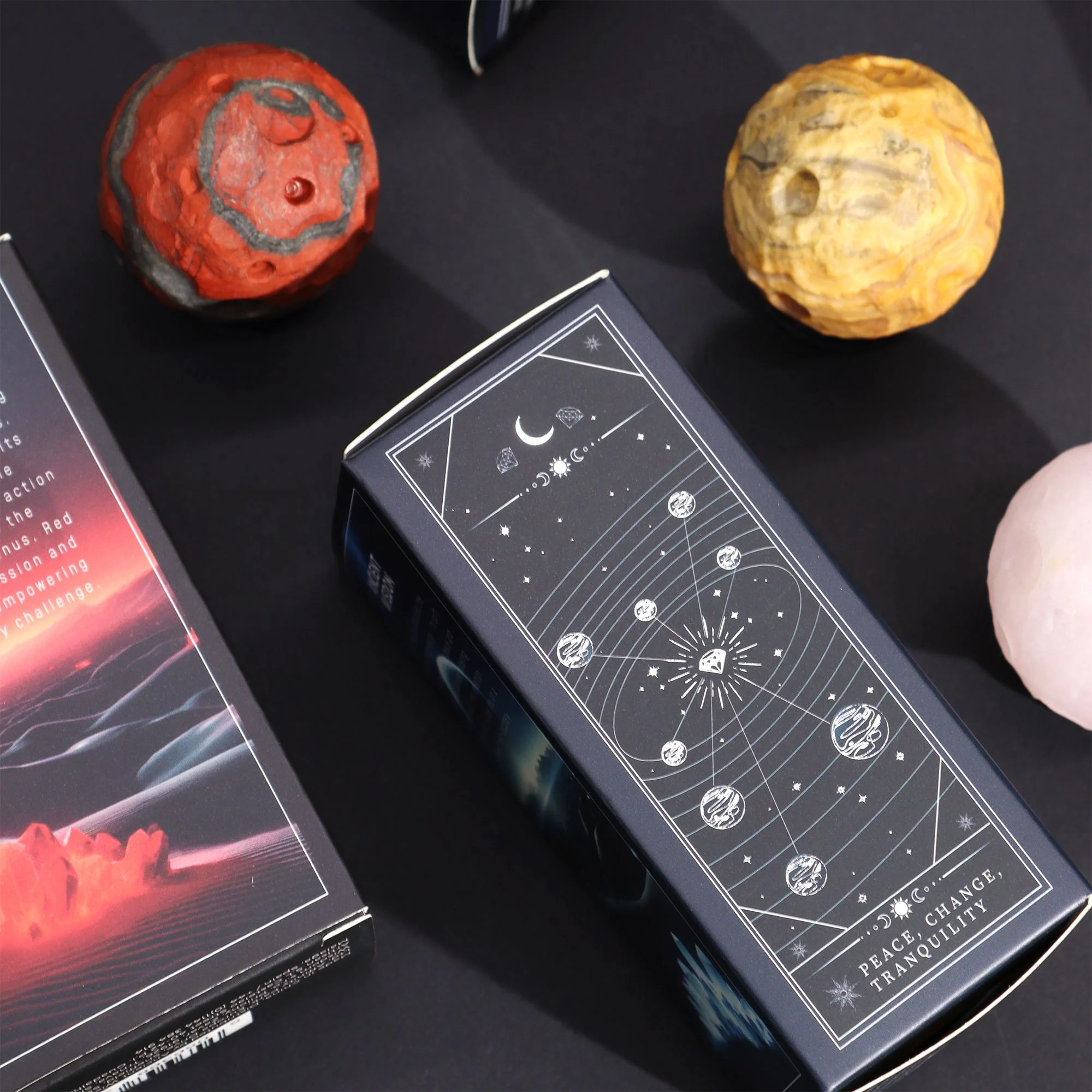Planet Gemstones on Sola Goldstone Stand – Celestial Energy - Image 7