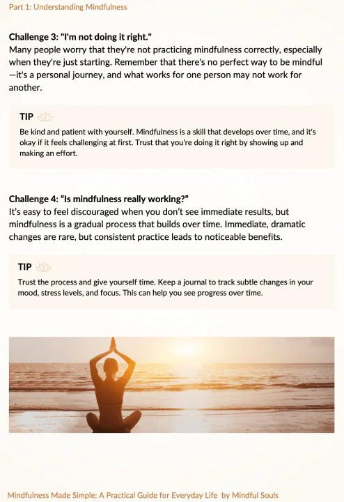 Printable Mindfulness Guide For Everyday Life - Image 4