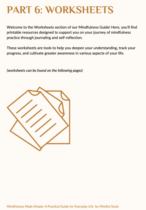 Printable Mindfulness Guide For Everyday Life - Image 7