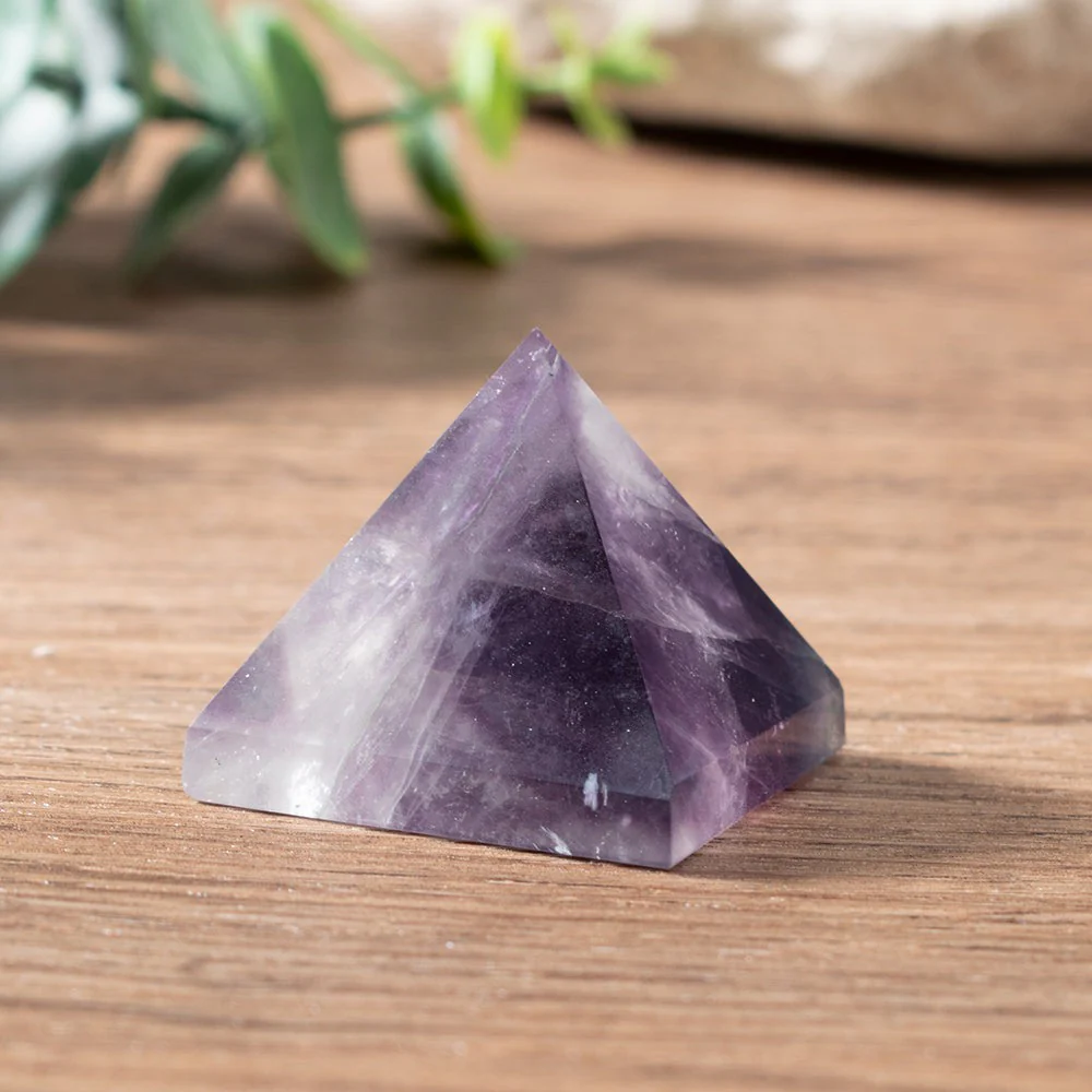 Rainbow Fluorite Crystal Pyramid - Image 6