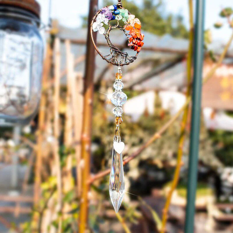 Rainbow Gem Wind Chime - Image 3