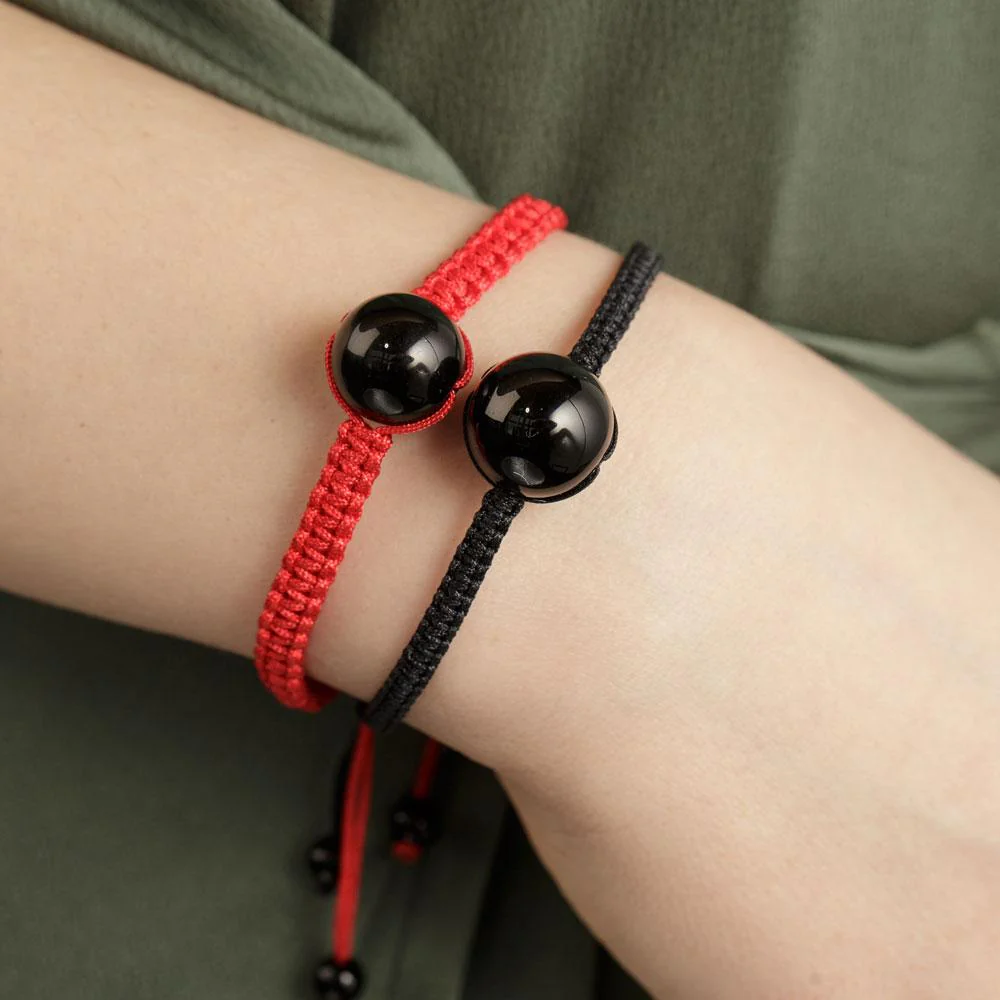 Rainbow Obsidian Lucky Bracelet - Image 3