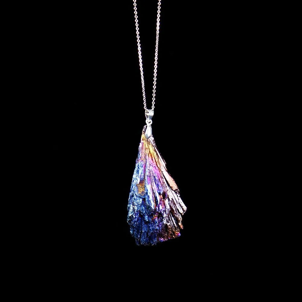 Rainbow Quartz Crystal Necklace - Image 3