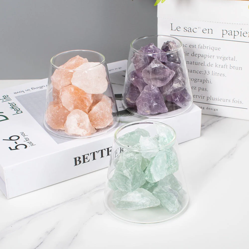 Raw Gemstone Essential Oil Diffuser With Light - Image 5