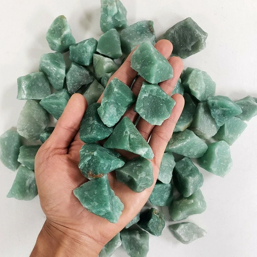 Raw Green Aventurine Stones - Image 2